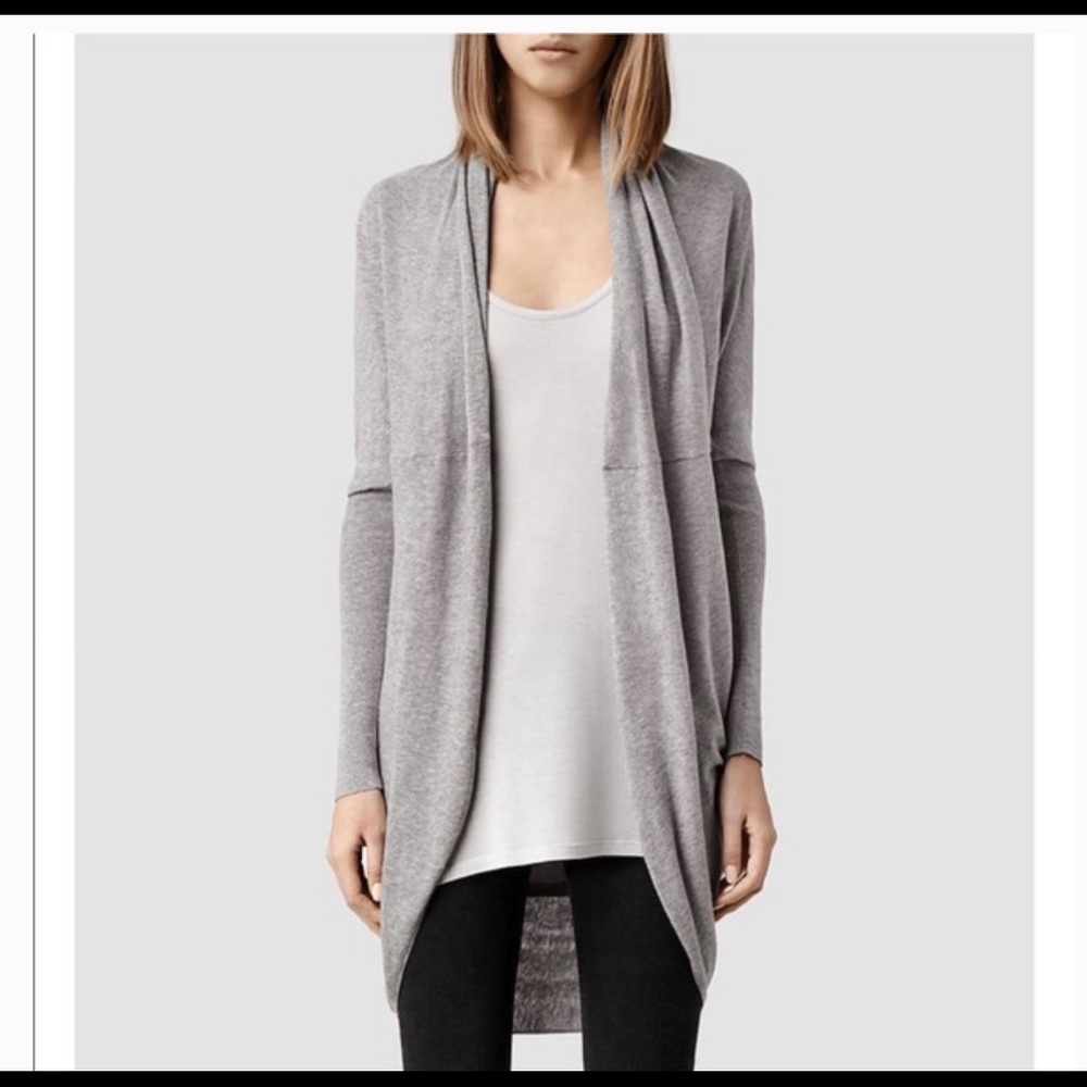All Saints Gray Itat Shrug